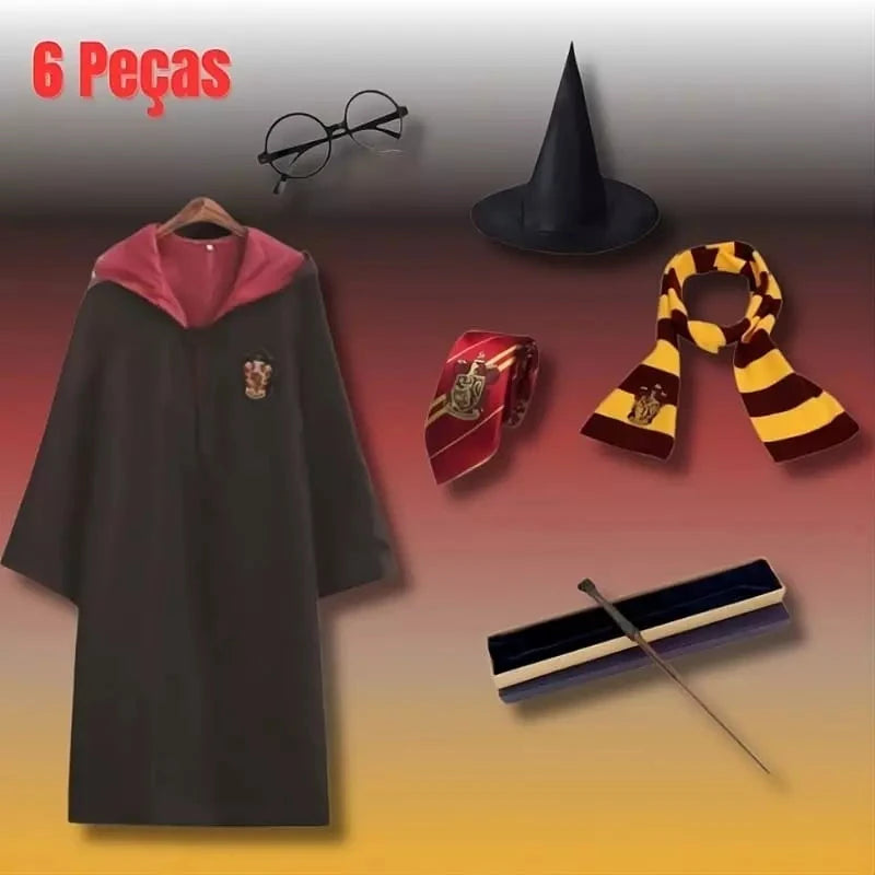 Fantasia para Cosplay - Escolas de Hogwarts - Harry Potter